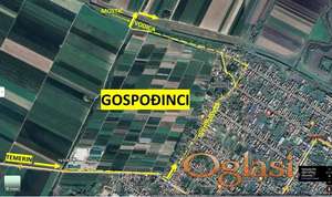 Gospođinci, na prodaju  4 jutra pored sela- kod Vodice  22.592m2